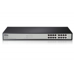 16 Port Switch Fast Ethernet 19 inch metal