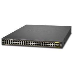 L2-L3  48-Port POE gigabit 802.3at + 4-Port Shared 100-1000X SFP Managed Switch