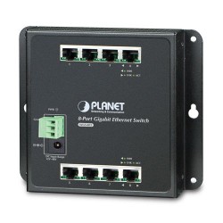 Switch Industrial 8-Port 10-100-1000T Wall-mount