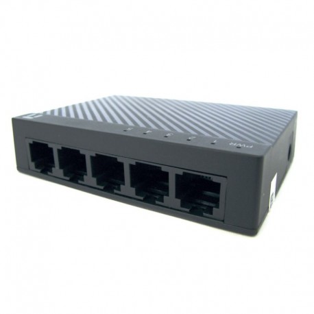Switch Netis 5 porturi Fast Ethernet 10/100M, carcasa plastic miniatura