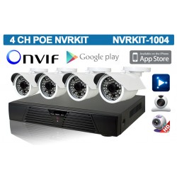 KIT 4 Camere IP HD-cloud technology 1.0Mpx